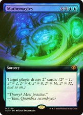 MTG FOIL Mathemagics Extended Art - Secrets of Strixhaven #320 picture