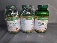 (3) Nature's Bounty Odor-Less Fish Oil 1000mg 660 Soft gels 09/2026 picture