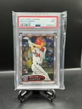 2012 Topps Chrome Bryce Harper Rookie XFractor  PSA 9 picture