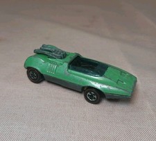 Vintage 1969 Hot Wheels PEEPING BOMB Redline Green Enamel Hong Kong picture