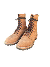 Nick's Boots MTO 10.5 F HNW Predator Natural Roughout picture