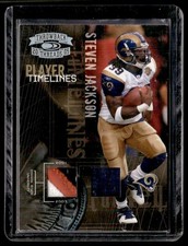 2005 Donruss Throwback Threads Player Timelines Dual Material Prime Steven picture