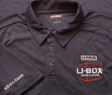 U-Haul Uhaul Employee Uniform Polo Shirt, Mens Medium, NEW picture