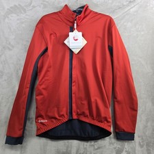 Castelli Entrata Windstopper Jacket Men's XXL Red Navy Cycling Gore-Tex Labs NEW picture