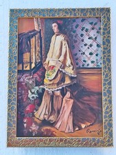 Pierre Auguste Renoir , Painting Oil On Canvas , signed stamped vintage. picture