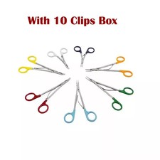 Open Surgical Ligating Clip Applicator 10 PCS and 10 Clips Box Surgical Polymer picture