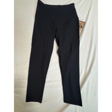 Lysse Black Tummy Control Capri Leggings High Waisted Size XS Style 1215 NEW picture