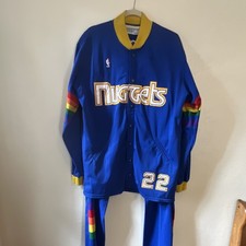 Vintage 1987-88 Denver Nuggets #22 NBA Snap Button Jacket  picture