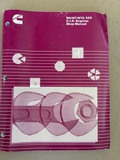 Original Cummins NH NT NTA 855 Diesel Engine Shop Manual Big Cam III IV 1981 OEM picture