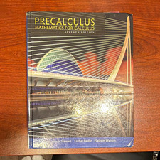 Precalculus: Mathematics for Calculus 7th Ed Textbook Stewart, Redlin, Watson picture