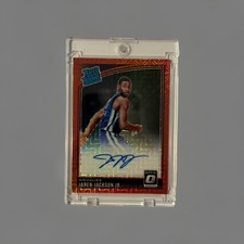 Jaren Jackson Jr. 2018-19Donruss Optic Choice Prizm Rated RC Auto #188 BLUE INK picture