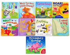 9 Kids Books Lot Hardcover Picture Books Children Story Books Bundle picture