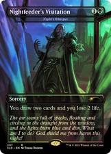 MTG  FOIL Night's Whisper (Nightfeeder's Visitation) (Dracula Series) Borderless picture