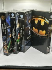 Batman VHS Lot of 4 1989 Returns Forever Batman & Robin Michael Keaton DC  picture