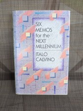 Six Memos for the Next Millennium by Italo Calvino 1988 First Edition picture