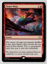 Chaos Warp 49 R MTG EOC NM picture