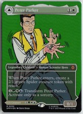 [FOIL] MTG Marvel Spider-Man Peter Parker No.232 Borderless English Mythic Rare picture