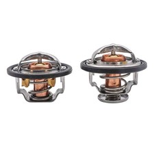 Front & Rear Thermostat Kit Replacement for Gm 6.6l Duramax 97241130 97241129 picture