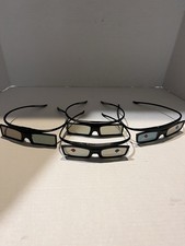 🕶️🕶️Samsung 3D Active Glasses Tested & Working (Lot of 4) SSG5100GB \~ picture