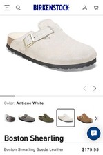 Birkenstock clogs women 38 new leather lined size 38 **NEW** picture