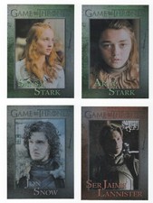 2012 Game of Thrones Season 1 Foil Parallel Cards 1 - 72 You Pick Your Cards picture
