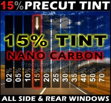 PreCut Auto Window Tint for Honda Civic 2 dr Coupe 96-2000 Dark Black 15% VLT  picture