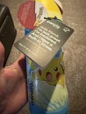 Owala Kids FreeSip Pokémon Pikachu 16oz Stainless Insulated Leakproof Bottle picture