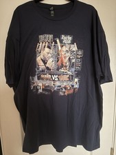 MJF vs Darby Allin AEW Double Or Nothing 2026 Main Event Shirt NWOT 3XL Navy picture