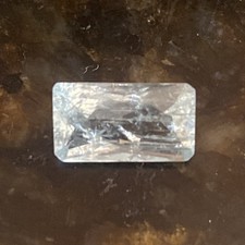 natural aquamarine 1.43 Ct 5.5 X 10 mm baguette picture