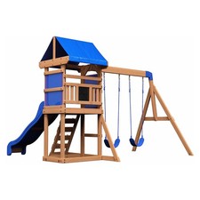 Backyard Discovery Aurora Swing Set Outdoor Playset Kids Playground picture