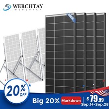 200W 400W 800W Watt 12V Bifacial Solar Panel Mono N-Type Charger Roof Off-Grid picture