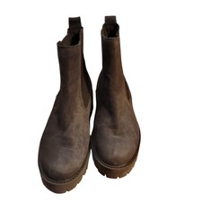 Timberland Courmayeur Valley Chelsea Boots Brown Leather Lug A1J66 Womens 11 picture