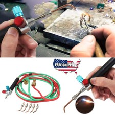 Mini Hot Jewelry Jewelers Micro Welding Soldering Torch Small Head Gas W/5 Tip picture