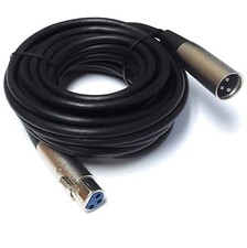 25ft - Shielded XLR Balanced Microphone Mic Pro Audio Cable Cord Male to Female picture