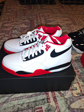 Brand New Nike Air Flights Red Black and White Legacy Men's Shoes Size 11 picture