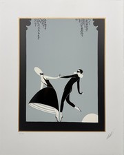 Erte Pas De Deux Serigraph 1986 Signed Edition of 300 Art Deco Romain de Tirtoff picture