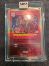 2022 Onyx Authenticated Shohei Ohtani Kanji Flamethrower /150 picture