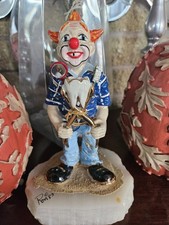 VTG -  Ron Lee - Clown Dentist  (Gold Plated, 1983) - Signed picture