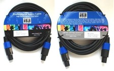 MUSYSIC MU-C25SS Cable Pair – 25ft Speakon to Speakon, 14AWG Heavy Duty Speaker picture