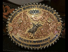 Rodeo Trophy buckle 2006 Bullriding Champion picture