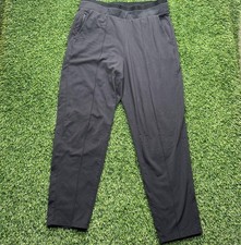 Athleta Pull On Pants Women Medium M Black Casual Gym Workout Lycra Nylon picture