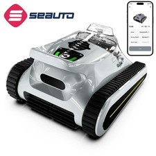 (2026 Upgrade) Seauto Cordless Robotic Pool Cleaner Wall- Waterline Cleaning App picture