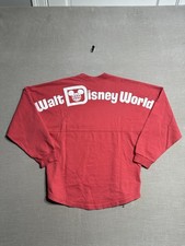Walt Disney World Spirit Jersey Pink Salmon Size Small Disney Parks Long Sleeve picture