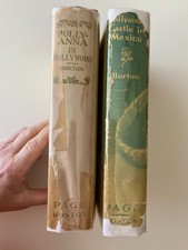 POLLYANNA 1ST ED HCDJ LOT 2~Elizabeth Borton~7 & 8 GLAD BK~Hollywood~CastlMexico picture