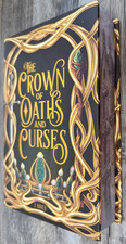 The Bookish Box THE CROWN OF OATHS AND CURSES J. Bree SPRAYED EDGES picture