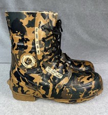 Vtg Military Extreme Cold Weather Bunny Mickey Mouse Boots Sz 10 Tan Camo Rare picture