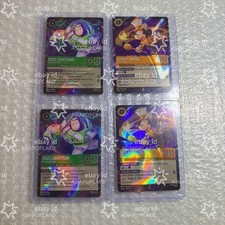 2 Set Lorcana Disney English Promo HK Exclusive Mickey Mouse Buzz Lightyear 4pcs picture