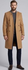 Maison Martin Margiela x H&M Wool Trench Coat Camel Tan 46R 56 EUR High Neck picture