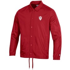 Indiana Hoosiers Champion NCAA Men’s Coaches Red Jacket picture