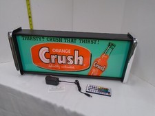 Thirsty Orange Crush LED Display lighted sign lightbox Wall Hanging Light picture